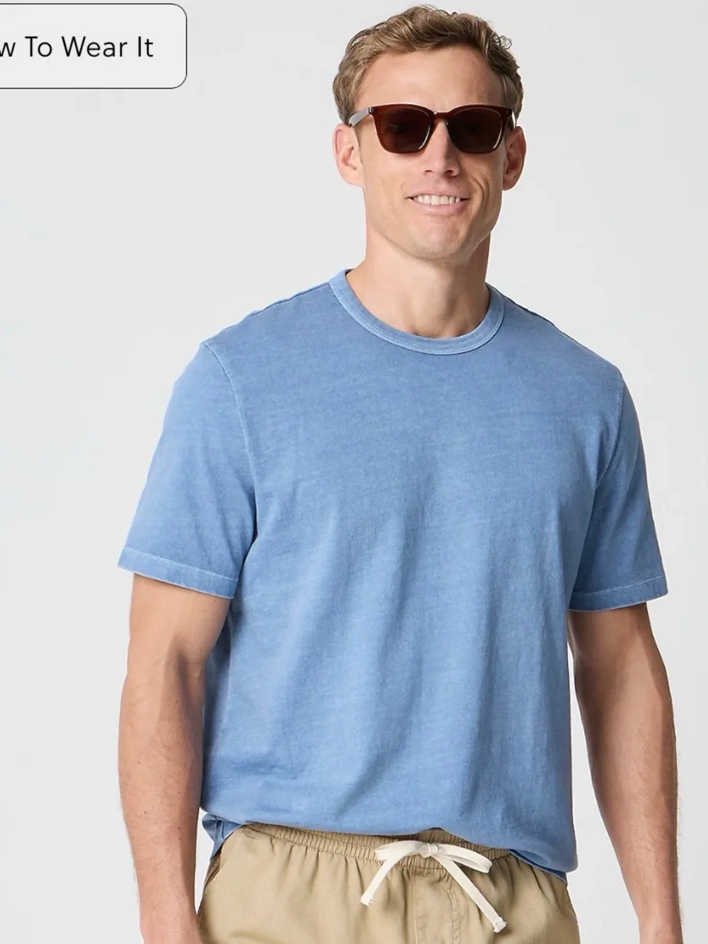 J Crew Garment-dyed tee size